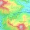 Mapa topográfico Genting Sempah, altitud, relieve