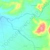 Mapa topográfico Sisim, altitud, relieve