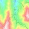 Mapa topográfico Tingo La Esperanza, altitud, relieve