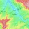 Mapa topográfico Sippenaeken, altitud, relieve