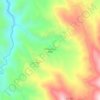 Mapa topográfico Uchuccarcco Bajo, altitud, relieve