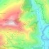 Mapa topográfico Waret, altitud, relieve