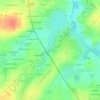 Mapa topográfico Les Vairies, altitud, relieve