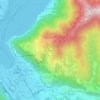 Mapa topográfico Laghetto, altitud, relieve