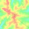 Mapa topográfico Serra do Passarinho, altitud, relieve