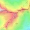 Mapa topográfico Hoher Weißzint - Punta Bianca, altitud, relieve
