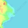 Mapa topográfico Punta Larga, altitud, relieve