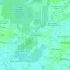 Mapa topográfico Pokok Machang, altitud, relieve