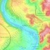 Mapa topográfico Lengfurt, altitud, relieve