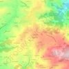 Mapa topográfico La Charmance, altitud, relieve