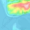 Mapa topográfico Aberdyfi, altitud, relieve