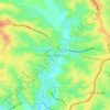 Mapa topográfico Colinas Del Arroyo, altitud, relieve