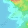 Mapa topográfico Bhamdeli, altitud, relieve