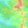 Mapa topográfico Vales, altitud, relieve