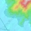 Mapa topográfico Kampung Orang Asli Ulu Chuai, altitud, relieve