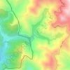 Mapa topográfico Dezavar, altitud, relieve
