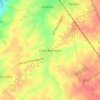 Mapa topográfico Cortil-Noirmont, altitud, relieve