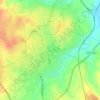 Mapa topográfico Msaken, altitud, relieve