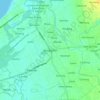 Mapa topográfico Mangaldan, altitud, relieve