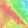 Mapa topográfico Chez Tachet, altitud, relieve