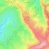 Mapa topográfico La Clouse, altitud, relieve