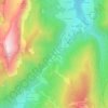 Mapa topográfico Le Planolet, altitud, relieve
