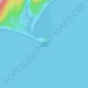Mapa topográfico Martin Head, altitud, relieve