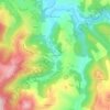 Mapa topográfico La Verdolle, altitud, relieve