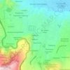 Mapa topográfico Tepeyecac, altitud, relieve
