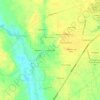 Mapa topográfico Laurin Lake, altitud, relieve