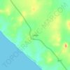 Mapa topográfico Lamba, altitud, relieve