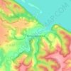 Mapa topográfico Балыко-Щучинка, altitud, relieve