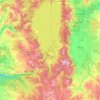 Mapa topográfico Tahoe Keys, altitud, relieve