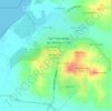 Mapa topográfico Mejoramiento Social, altitud, relieve