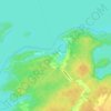 Mapa topográfico Tobermory, altitud, relieve