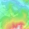 Mapa topográfico Le Prayet, altitud, relieve