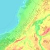 Mapa topográfico Port Elgin, altitud, relieve
