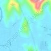 Mapa topográfico Bukit Setongkol, altitud, relieve