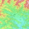 Mapa topográfico Pokhara, altitud, relieve