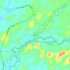 Mapa topográfico Mahang, altitud, relieve