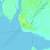 Mapa topográfico Dumas, altitud, relieve