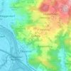 Mapa topográfico Gailberg, altitud, relieve