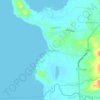 Mapa topográfico Matabungkay, altitud, relieve