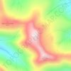 Mapa topográfico Dùn da Ghaoithe, altitud, relieve