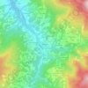 Mapa topográfico Noveglia, altitud, relieve