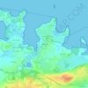 Mapa topográfico Fournevay, altitud, relieve