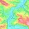 Mapa topográfico La Maroisière, altitud, relieve