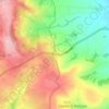 Mapa topográfico Ham, altitud, relieve