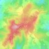Mapa topográfico La Bosse, altitud, relieve