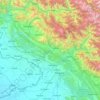Mapa topográfico Kathua, altitud, relieve
